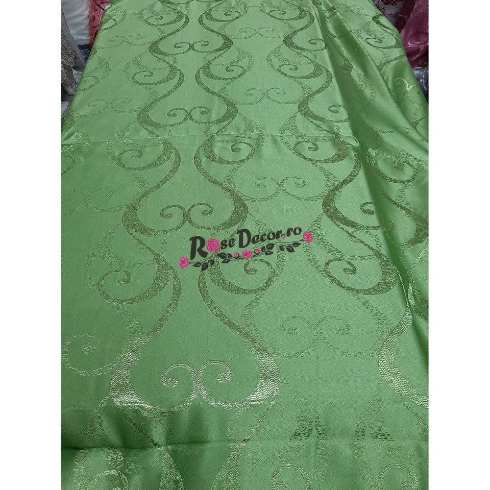 Draperie Jacquard Saten, Verde